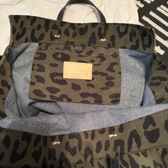 Clare V. Simple Toe - Green Leopard Print - Picture 3 of 6